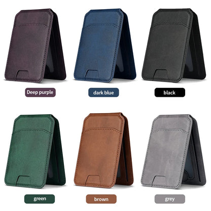 Luxury MagSafe Leather Wallet Case – Magnetic Card Holder for iPhone 16, 15, 14, 13, 12 Pro Max