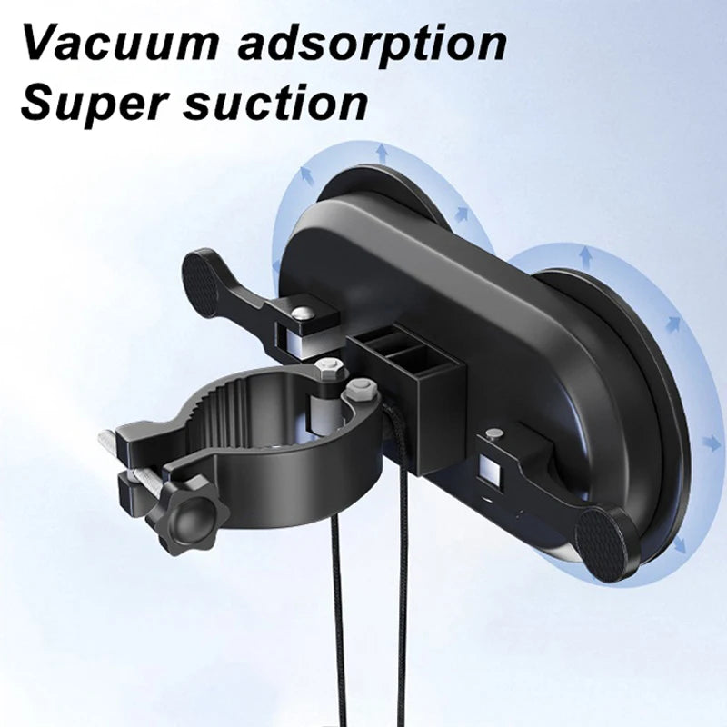 Massage Gun Holder – Suction Cup Fascia Gun Bracket, Hands-Free Massager Partner, No Installation Needed