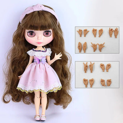 ICY DBS Blyth Doll – 1/6 Joint Body BJD Anime Doll, 30cm White Skin Matte Face Special Combo Toy