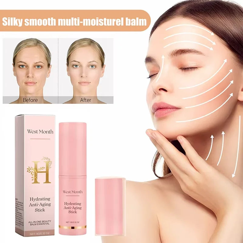 Collagen Multi-Bounce Balm Stick – Instant Wrinkle Removal, Anti-Aging, Firming & Brightening Moisturizer for Dull Skin