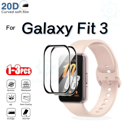 3D Curved Screen Protector for Samsung Galaxy Fit 3 – Full Coverage Anti-Scratch Protective Film