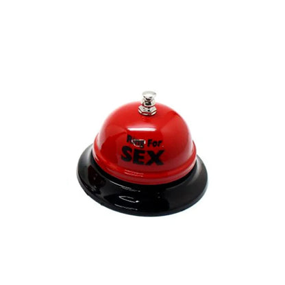 Creative Red Metal Sex Bell Ring – Fun Couple Flirting Novelty Toy & Gift