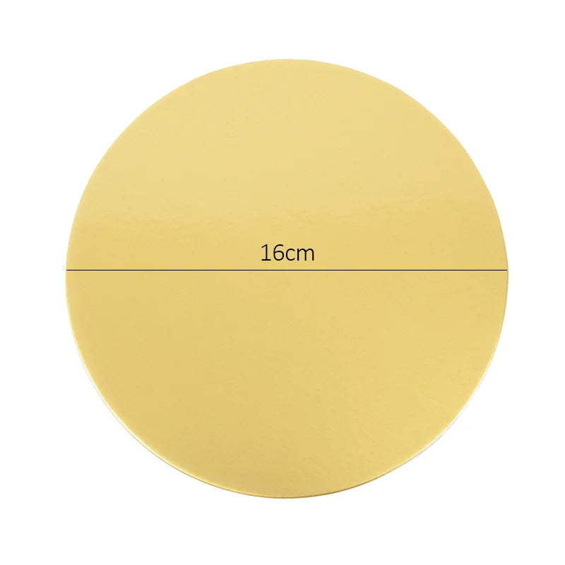 Round Cake Board Set (10/16/22/26cm) – Disposable Paper Bases for Cupcakes & Desserts