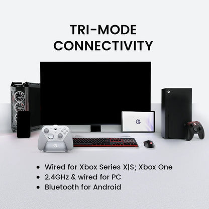 GameSir G7 Pro Xbox Controller - Wired Xbox & Wireless PC Gaming Controller with Hall Effect Sticks, Bluetooth & Charging Dock