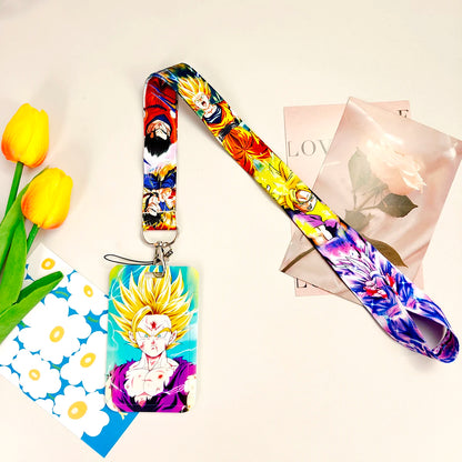 Dragon Ball Anime Lanyard – Credential Holder for Key, Card, Badge & Gym Keychain Accessories Gift