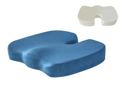 Orthopedic Memory Foam Seat Cushion – U-Shaped Coccyx Support Pad for Office Chair, Car & Home Comfort Massage Cushion