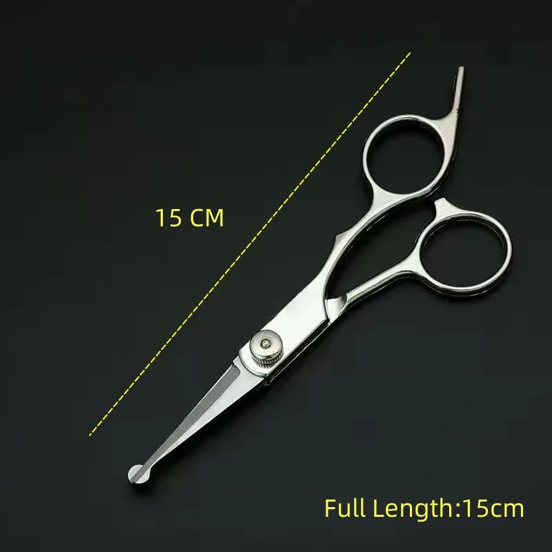 Pet Grooming Scissors Set – Professional Dog Hair Trimming Tools, Bent Scissors & Clippers for Teddy Haircuts
