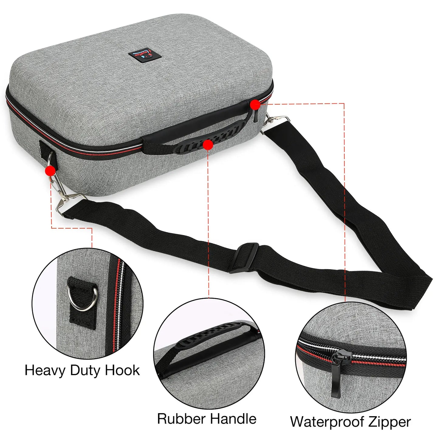 Nintendo Switch Carrying Storage Case - Protective Travel Bag for Switch & Switch OLED Model
