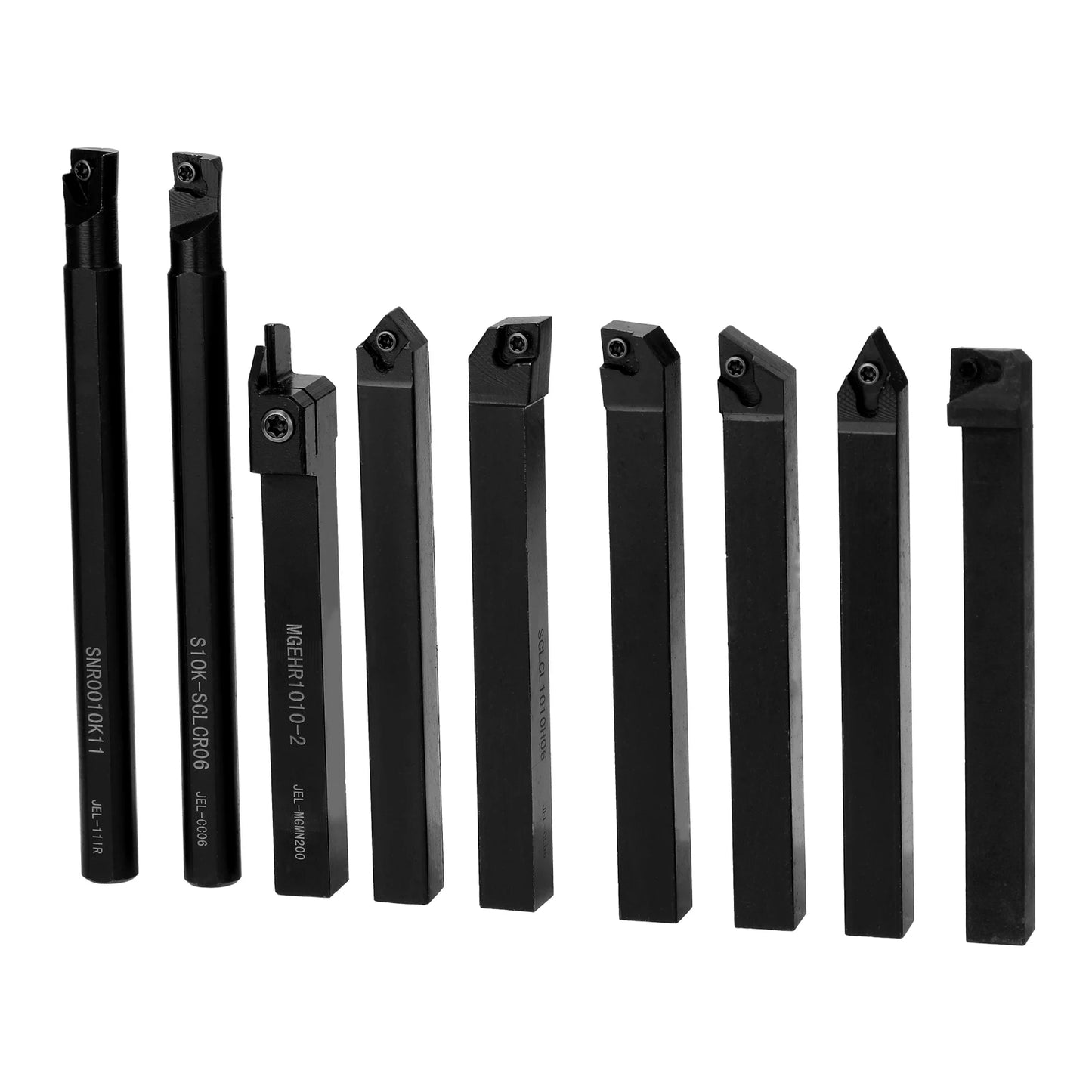 8-16mm Lathe Turning Tool Holder — Boring Bar & CNC Metal Cutter Rod with Shank and Inserts