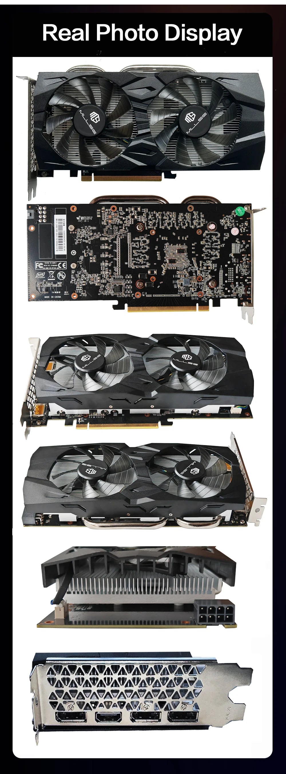 MLLSE RTX 2060 Super 8GB Gaming Graphics Card — GDDR6 256-Bit, 8-Pin PCIe 3.0x16 for High-Performance Gaming