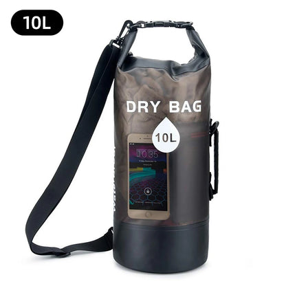 Waterproof Dry Bag - 10L/20L Storage Pack for Swimming, Trekking, Rafting, Kayaking & Boating