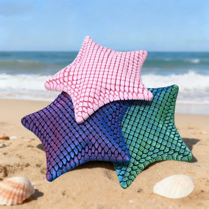 3D Printed Articulated Starfish Fidget Toy - Flexible Stress Relief Desk Decor