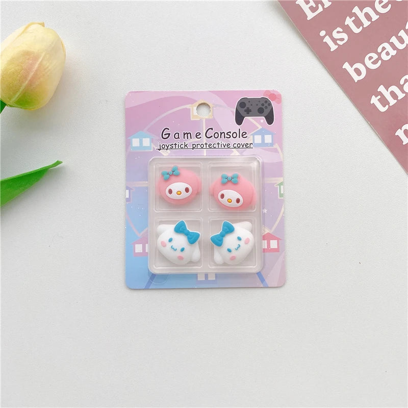 Thumb Stick Grip Caps for PS5, PS4, PS3, Xbox & Switch Pro Controllers – Soft Silicone Joystick Protector Covers