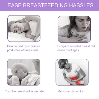 Breast Therapy Pads: Hot Cold Gel Pads for Breastfeeding Essentials & Postpartum Recovery - Nursing Pain Relief