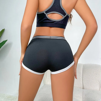 Women’s High Waist Butt Lift Yoga Shorts – High Stretch Breathable Fitness Running Athletic Sports Tights, Slim Fit Activewear