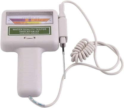 2 in 1 PH & Chlorine Meter - Water Quality Tester for Pool and Aquarium, CL2 Measuring Device