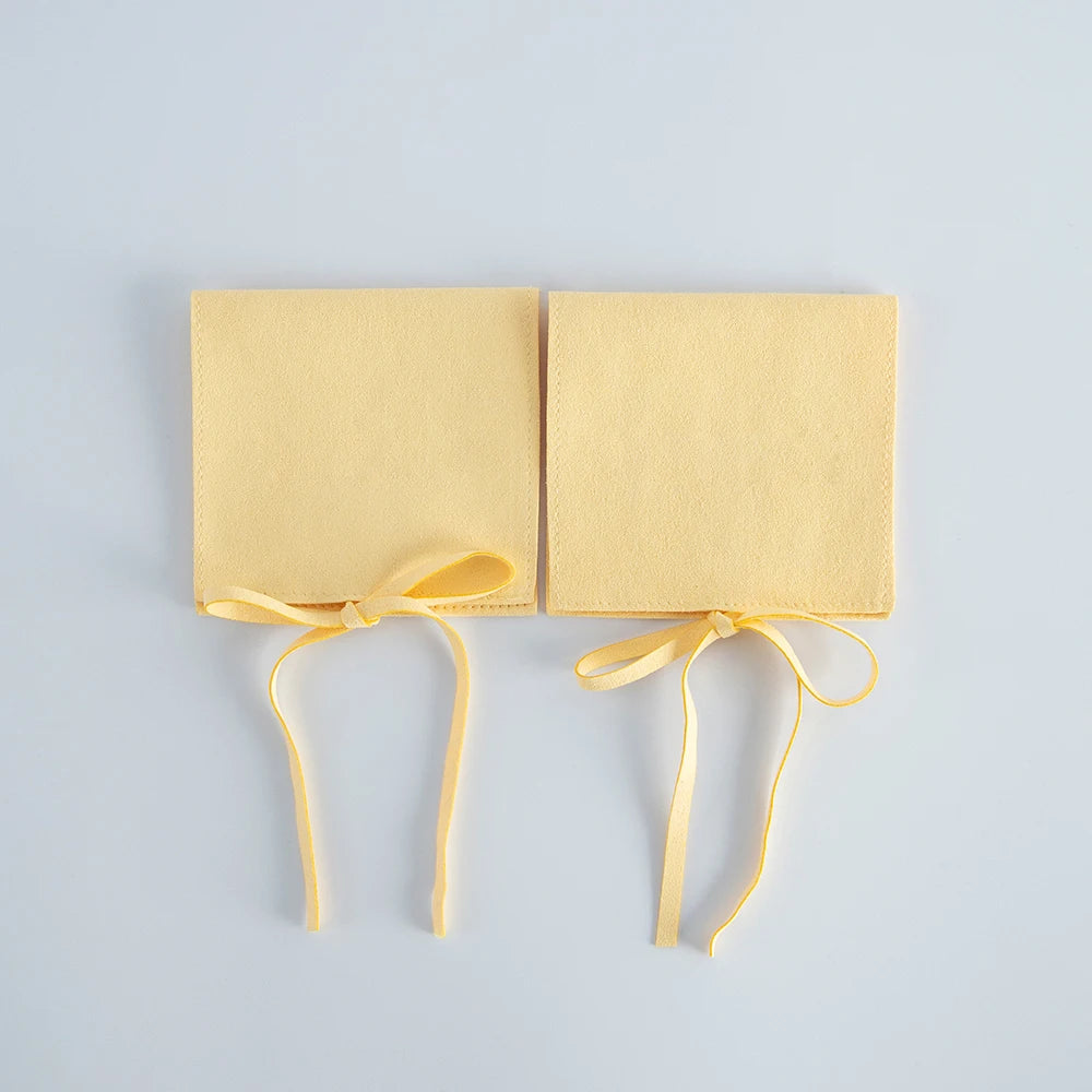 10PCS Velvet Jewelry Gift Pouches - Elegant Wedding Favor Bags & Microfiber Cosmetic Storage Bags