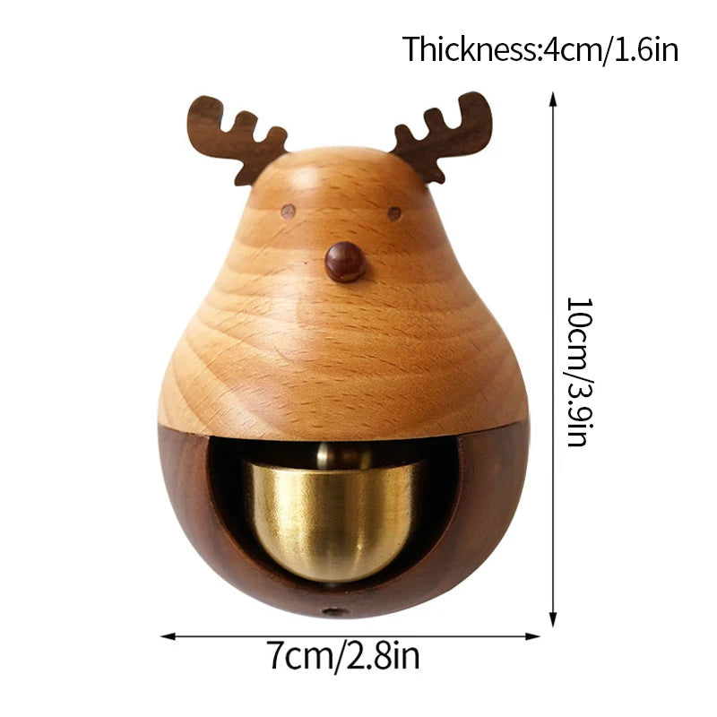 Wooden  Wind Chime Door Bell – Home & Room Decor, Front Door Reminder Bell