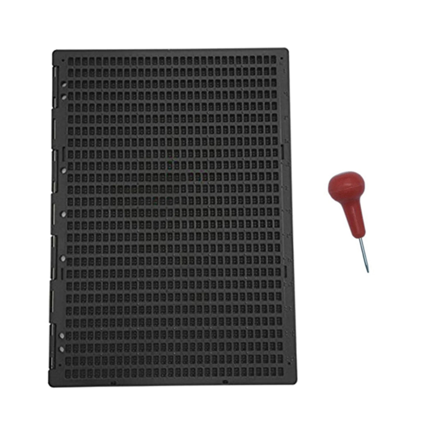 Plastic Braille Writing Slate - Portable Braille Learning Board with Stylus for Kids, Preschool & Beginners