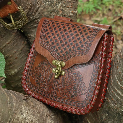 Medieval Viking Waist Bag – Retro Hanging Belt Coin Purse & Fanny Pack for Men, Women & Costume Props
