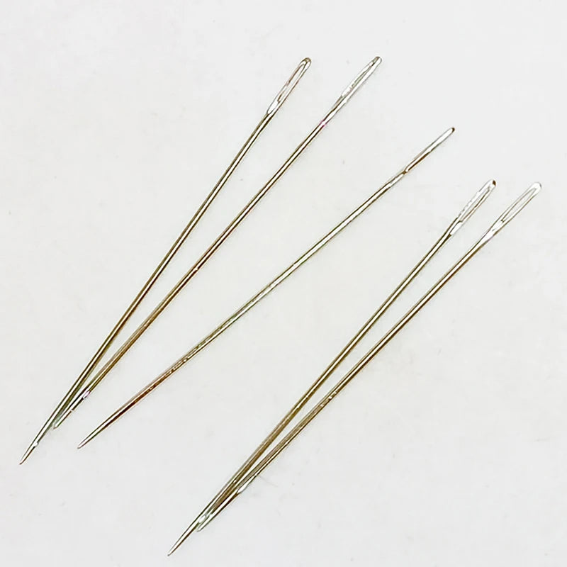 25Pcs Large Eye Stitching Sewing Needles Set – Stainless Steel Hand Sewing Tools for Leather, Yarn, Knitting & DIY Crafting Projects