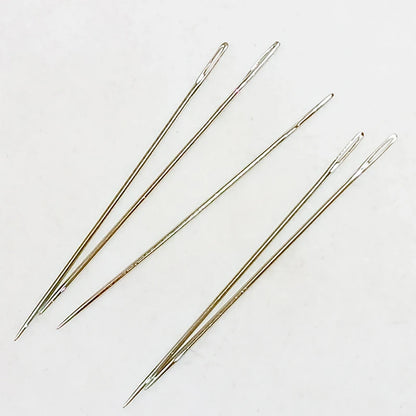25Pcs Large Eye Stitching Sewing Needles Set – Stainless Steel Hand Sewing Tools for Leather, Yarn, Knitting & DIY Crafting Projects