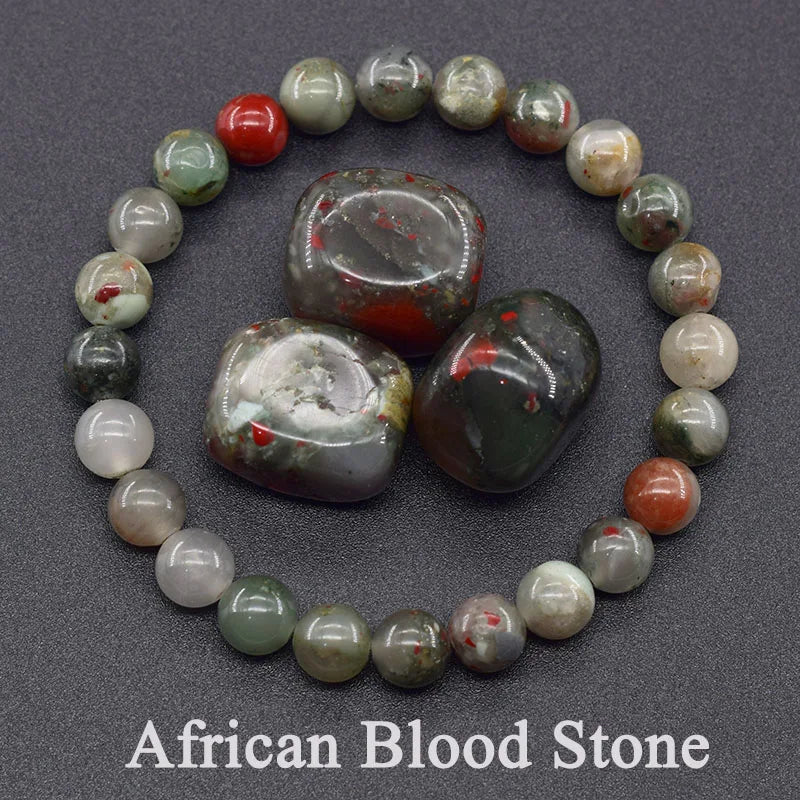 Natural 5A Lapis Lazuli Stone Bracelet - Elastic Healing Bead Jewelry Gift for Men & Women