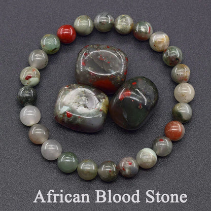 Natural 5A Lapis Lazuli Stone Bracelet - Elastic Healing Bead Jewelry Gift for Men & Women