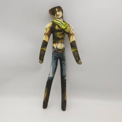 28cm JoJo's Bizarre Adventure Plush Doll - Jotaro, Joseph, Gyro & Johnny Anime Collectible Cosplay Gift