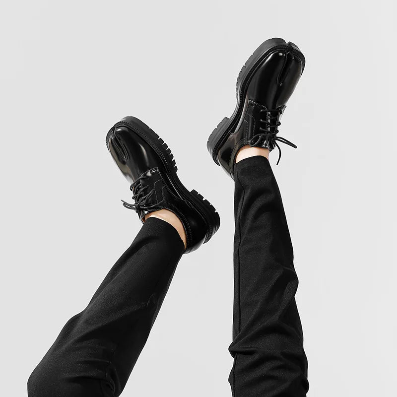 Women’s Split Toe Flats — Slip-On Casual Tabi Mary Janes, Pig Hoof Style Loafers, Fashionable Shoes