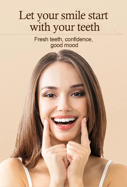 Teeth Whitening Toothpaste – Fruit Acid Formula for Plaque Removal, Stain & Calculus Cleanser, Fresh Breath & Oral Hygiene