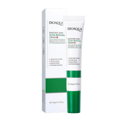 BIOAQUA Salicylic Acid Face Cream - Acne Treatment Moisturizing Cream for Blackhead Removal, Skin Repair & Firming Care