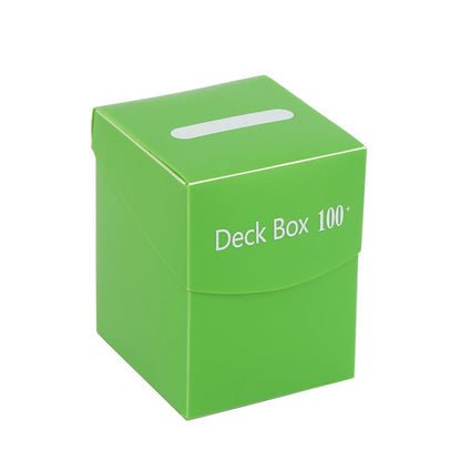 Trading Card Storage Box - 100+ Deck Game Card Carrying Case for Baseball Cards & Family Games