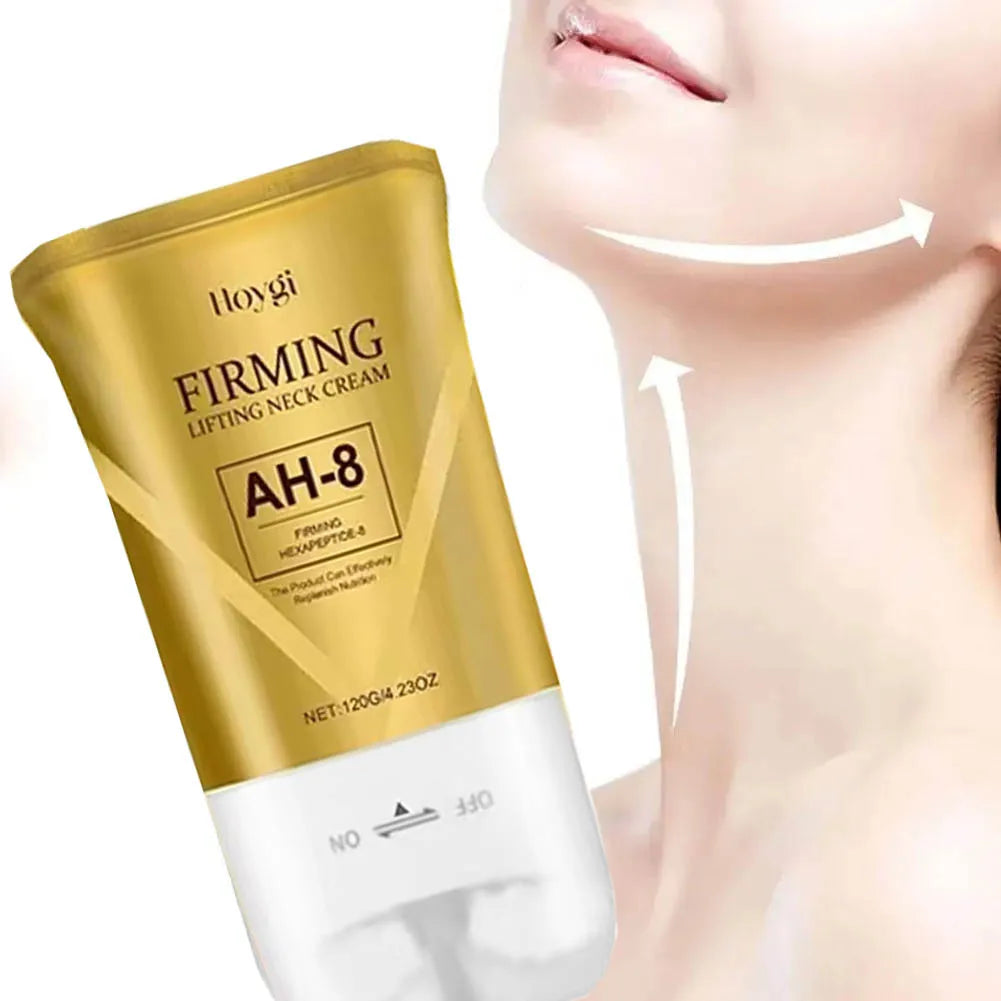 Neck Wrinkle Cream with Massage Roller – Firming, Whitening & Moisturizing Neck & Chin Care