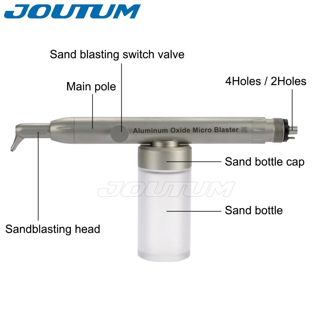 ATMDENT Dental Aluminum Oxide Micro Blaster – Air Abrasion Polisher Sandblasting Gun for Dentistry