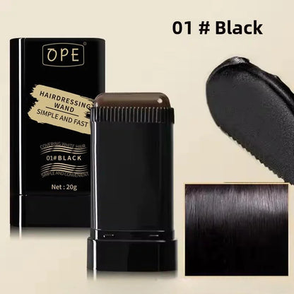 20g Quick Hair Dye Stick – Permanent Hair Color with Portable Applicator Brush for At-Home Touch-Ups