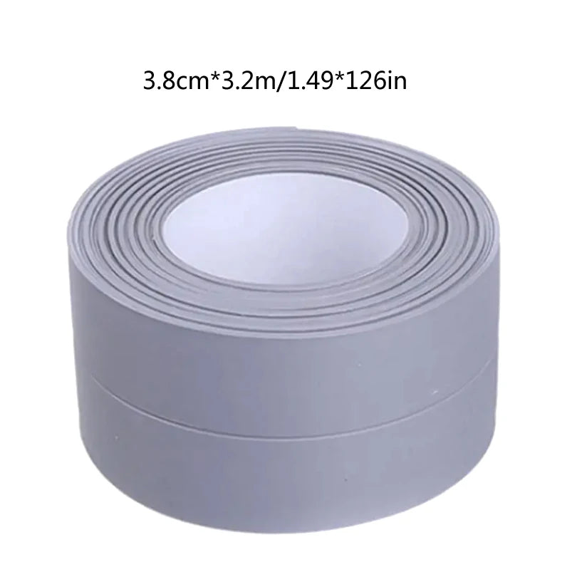 Waterproof Mold-Proof Self-Adhesive Sealing Strip Tape Roll for Bathroom & Kitchen – Toilet Gap Sealant Repair Waterproof Tape Accessory