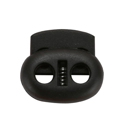 Plastic Cord Lock Stopper Toggle – Drawstring, Elastic Lanyard & Paracord Rope Clip for Bags & Garments