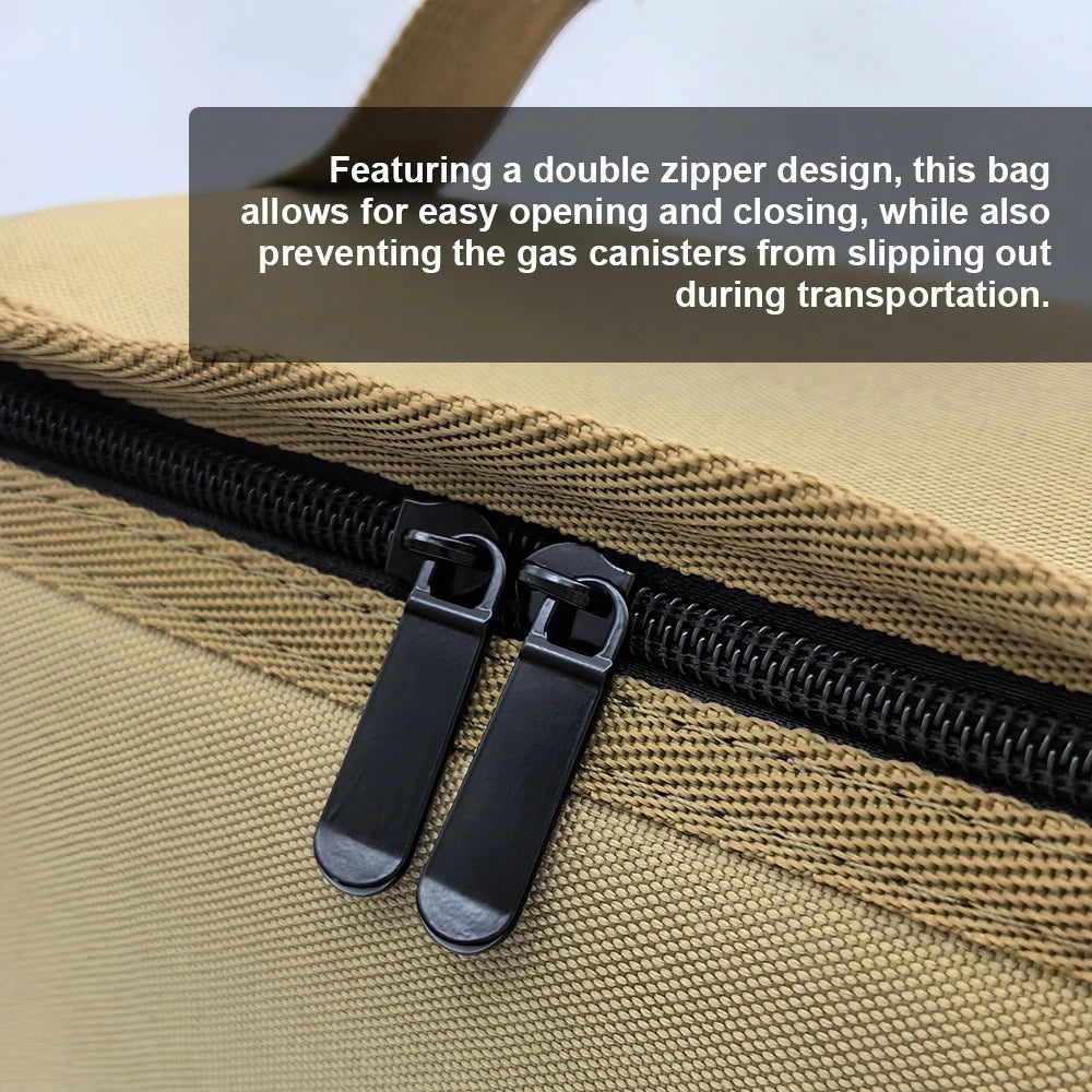 Portable Camping Gas Tank Storage Bag – Protective, Anti-Collision Fuel Cylinder Carrying Case for Outdoor Cooking