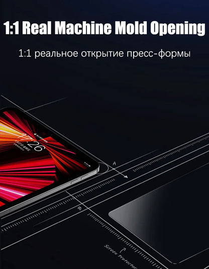 Auto Alignment Tempered Glass Screen Protector for iPad Pro & Mini – For iPad 11", 12.9", 10.9", Air 1-5, Mini 4-6
