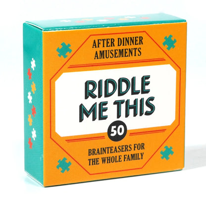 After Dinner Conversation Card Game - Family & Friends Party Game with Truth, Dare, Riddles and Fun Questions