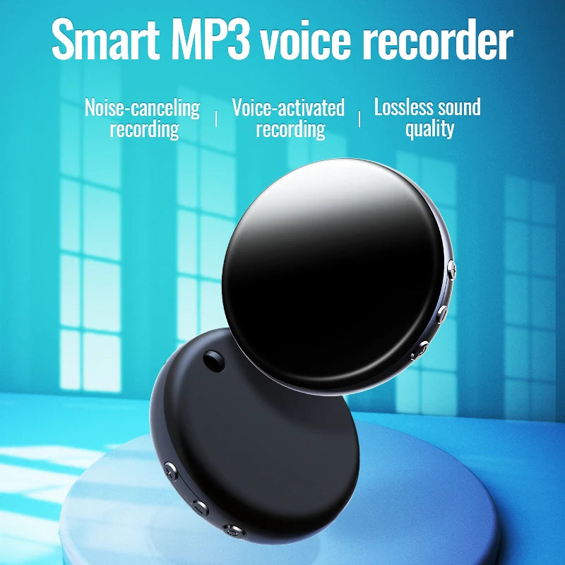 Digital Voice Recorder 64GB – Activated USB Flash Magnet Dictaphone with HD Noise Reduction, 100-Hour Audio & MP3 Player