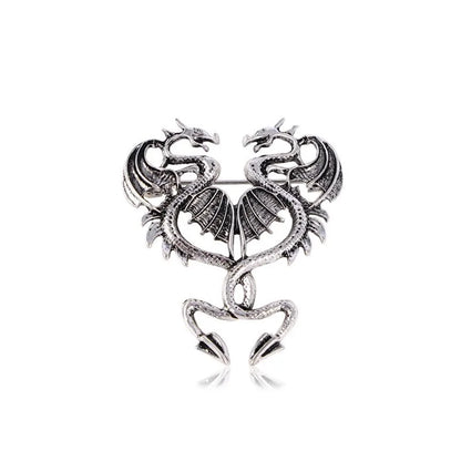 Fly Dragon Enamel Lapel Pins - Brooch for Jeans, Backpacks | Jewelry Clothing Badges | Wedding Gift & DIY Decor for Men