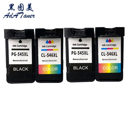 PG-545 CL-546 XL Ink Cartridge Set for Canon Pixma MG2450 MG2500 TS3350 MG2950 MG2550 MG3050 MG3051 TR4550 High Yield Compatible Printer Ink Replacement
