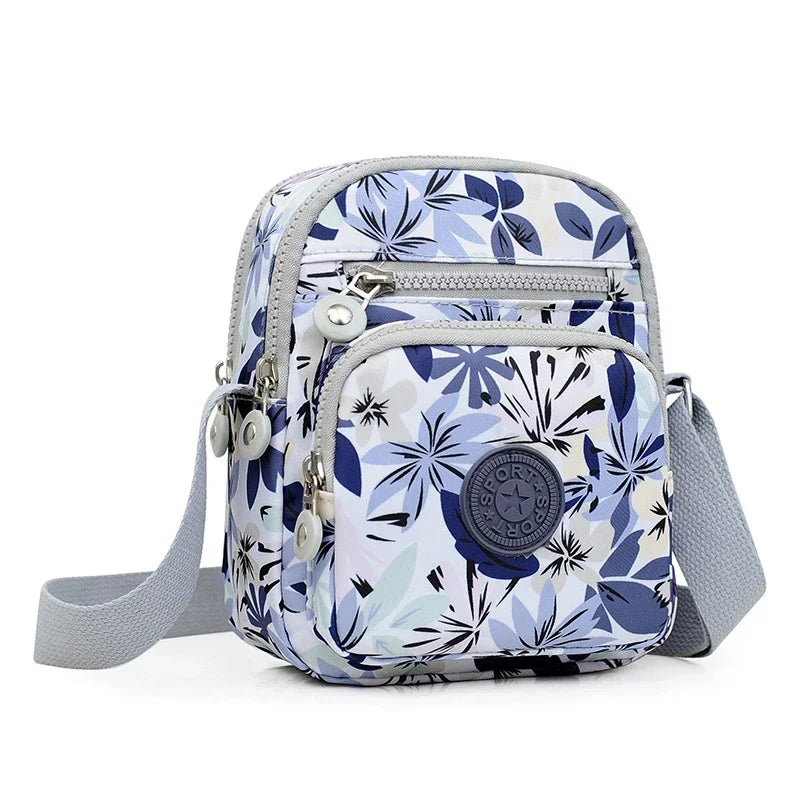 Fashion Oxford Cloth Crossbody Shoulder Bag - Waterproof Multi-Pocket Women’s Mobile Phone Storage Handbag