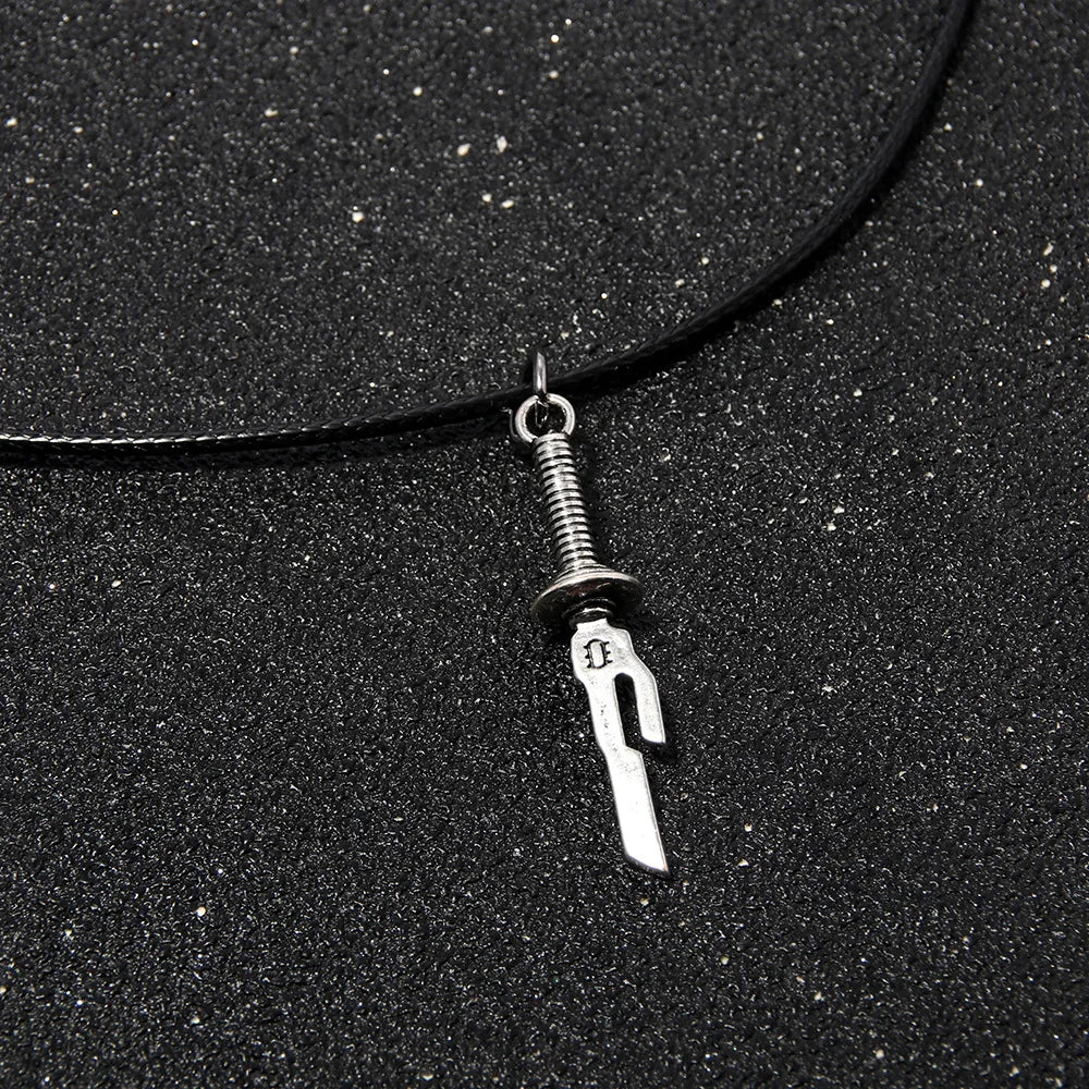 Jujutsu Kaisen Toji Fushiguro Sword Necklace – Spear of Tianri Knife Pendant for Unisex Cosplay