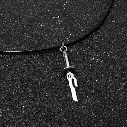 Jujutsu Kaisen Toji Fushiguro Sword Necklace – Spear of Tianri Knife Pendant for Unisex Cosplay