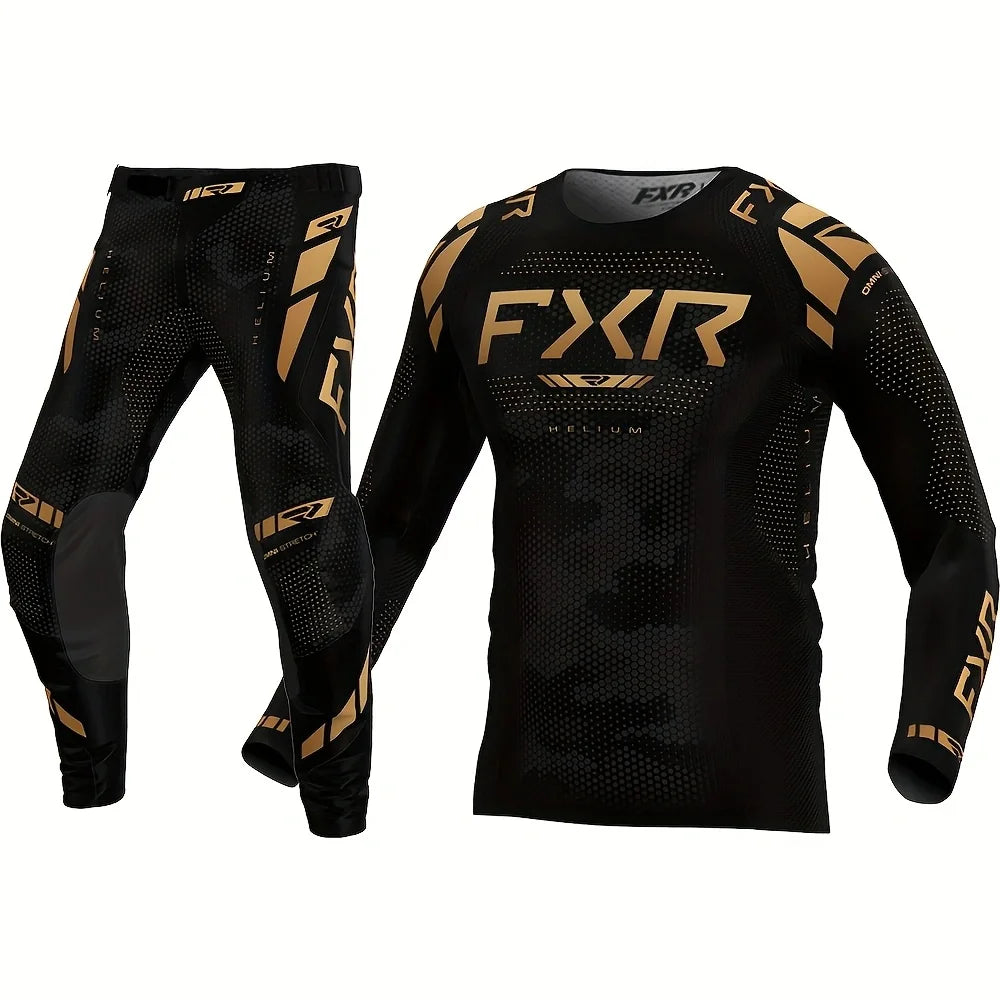 FXR 2025 PODIUM/CLUTCH PRO Gear Set – Dirt Bike Motocross Jersey & Pants Combo for Off-Road Riding