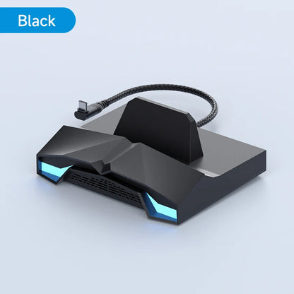 Hagibis 6-in-1 Universal Docking Station – 4K HDMI, 2.5G RJ45, 100W PD, RGB USB-C Hub for ROG Ally, Steam Deck & Switch OLED