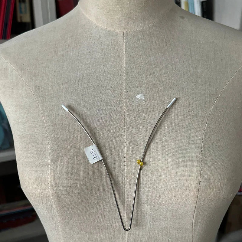 Stainless Steel Bra Underwire Shapers - 6-Piece Lingerie Making Supplies for Bras, Bustiers, and Corsets